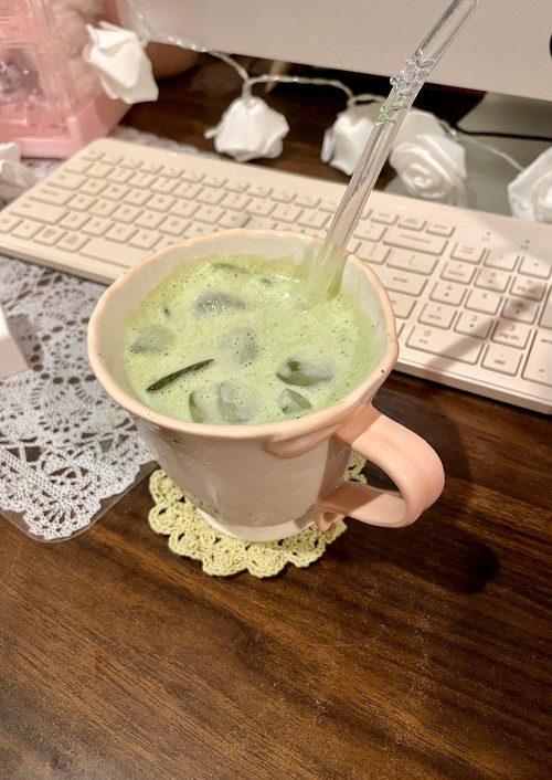 Berry Chantilly Matcha Latte